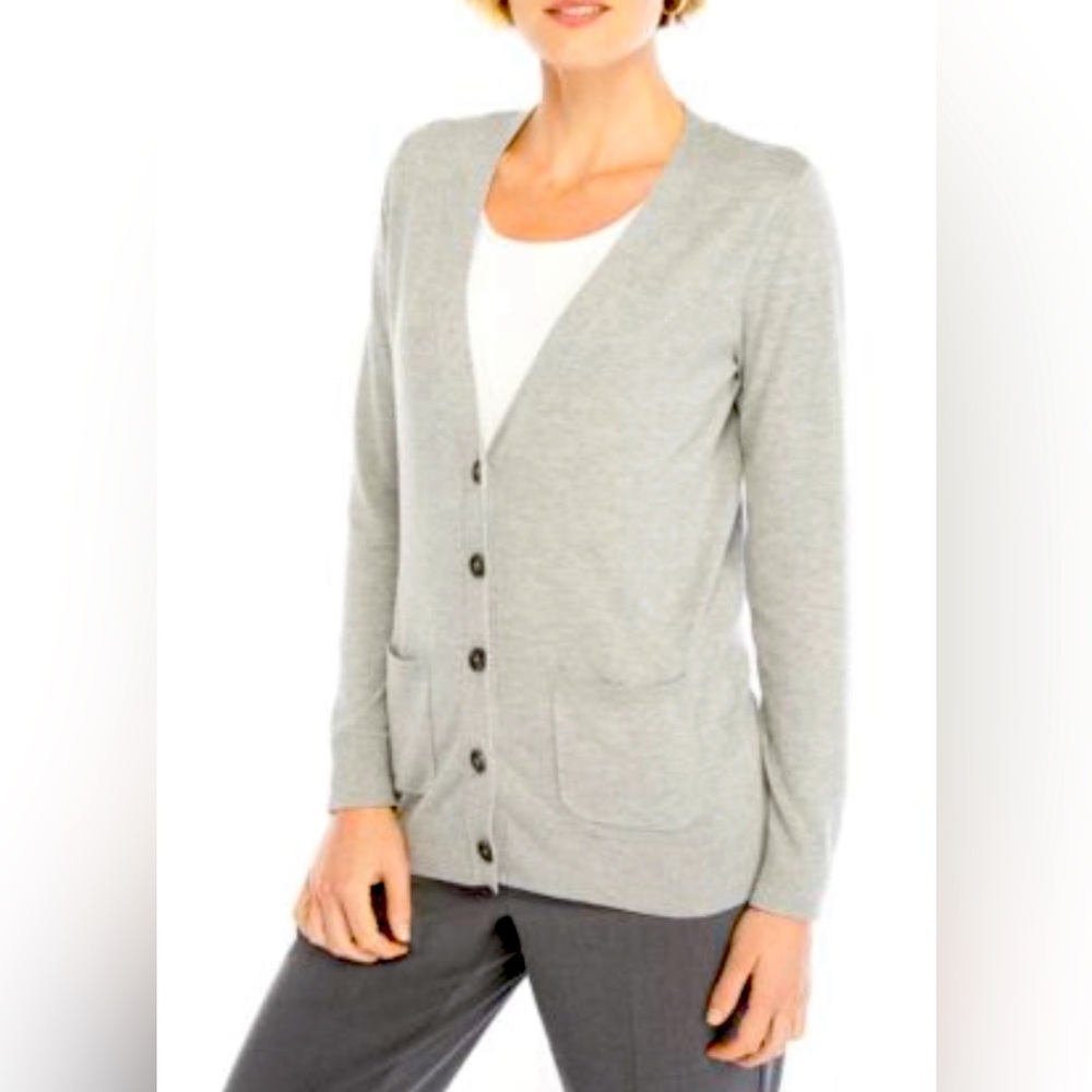 THE LIMITED Gray Women's Cardigan Sweater